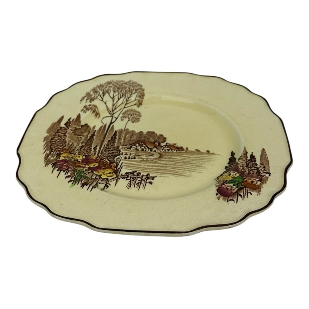 Vintage Myott & Sons Homeland Square Luncheon Plate - Picture 2 of 8